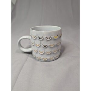 Starbucks 2016 Grey Gold Mermaid Fish Scales 10 Oz Coffee Mug  Siren Anniversary